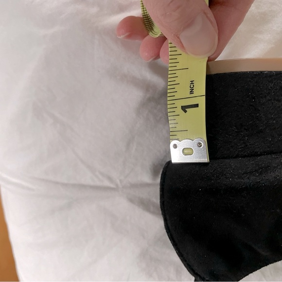 Black Suede Ballet Block Heel - Size 6.5 - J Crew Factory - Picture 9 of 13